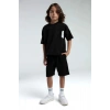 ERKEK ÇOCUK BERMUDA TAKIM - siyah