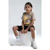 ERKEK ÇOCUK BERMUDA TAKIM - KUM