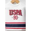 U.S.POLO ASSN ERKEK BEBEK 2Lİ TAKIM - Beyaz