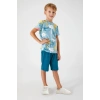 ERKEK ÇOCUK BERMUDA TAKIM - CAM GÖBEĞİ