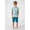 ERKEK ÇOCUK BERMUDA TAKIM - CAM GÖBEĞİ