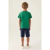 ERKEK ÇOCUK BERMUDA TAKIM - ÇAM YEŞİLİ