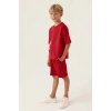 ERKEK ÇOCUK BERMUDA TAKIM - KIRMIZI