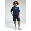 ERKEK ÇOCUK BERMUDA TAKIM - KOYU İNDİGO