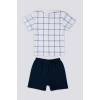 ERKEK BEBEK 2 Lİ KISA KOL T-SHIRT TAKIM - BEYAZ