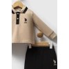 U.S.POLO ASSN ERKEK BEBEK 2 Lİ TAKIM - BEJ