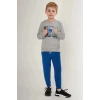 ERKEK ÇOCUK EŞOFMAN TAKIM - GRİ MELANJ