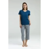 ARNETTA KADIN KAPRİ TAKIM - NAVY