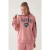 HARVARD KADIN TEK ÜST - RETRO PEMBE