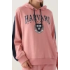 HARVARD KADIN TEK ÜST - RETRO PEMBE