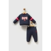U.S.POLO ASSN ERKEK BEBEK 2Lİ TAKIM - LACİVERT-KIRMIZI