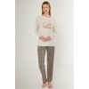 ARNETTA KADIN İKİLİ TAKIM - KREM RENGİ