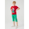 ERKEK ÇOCUK KAPRİ TAKIM - KIRMIZI
