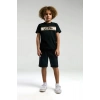 ERKEK ÇOCUK BERMUDA TAKIM - siyah