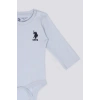 U.S POLO KIZ BEBEK UZUN KOL BODY - GÖKYÜZÜ