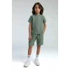 ERKEK ÇOCUK BERMUDA TAKIM - HAKİ