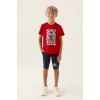 ERKEK ÇOCUK BERMUDA TAKIM - KIRMIZI
