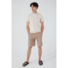 ARNETTA ERKEK BERMUDA TAKIM - BEJ