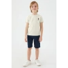 ERKEK ÇOCUK BERMUDA TAKIM - PETROL