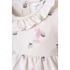 U.S.POLO ASSN. KIZ BEBEK ELBİSE - EKRU