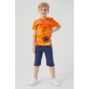ERKEK ÇOCUK KAPRİ TAKIM - TURUNCU