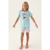 ARNETTA ANNE KIZ ŞORT TAKIM - AÇIK MAVİ