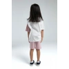 KIZ ÇOCUK BERMUDA TAKIM - SOFT PEMBE