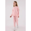 KIZ GARSON İKİLİ TAKIM - AÇIK PEMBE