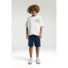 ERKEK ÇOCUK BERMUDA TAKIM - Beyaz