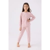 KIZ İKİLİ TAKIM - RETRO PEMBE