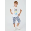 ERKEK ÇOCUK KAPRİ TAKIM - BEYAZ
