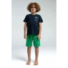 ERKEK ÇOCUK BERMUDA TAKIM - LACİVERT