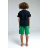 ERKEK ÇOCUK BERMUDA TAKIM - LACİVERT