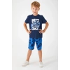 BABA OĞUL BERMUDA TAKIM - LACİVERT