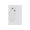 ERKEK BEBEK 2 Lİ UZUN KOLLU BODY SETİ - KREM/KREM