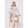 ANNE KIZ İKİLİ TAKIM - BEYAZ