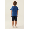 ERKEK ÇOCUK BERMUDA TAKIM - COBALT