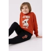 ERKEK ÇOCUK EŞOFMAN TAKIM - KİREMİT