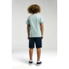 ERKEK ÇOCUK BERMUDA TAKIM - SU YEŞİLİ