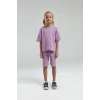 KIZ ÇOCUK BERMUDA TAKIM - MAUVE