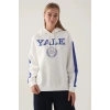YALE KADIN TEK ÜST - BEYAZ