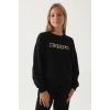 KAPPA KIZ ÇOCUK SWEATSHIRT - SİYAH