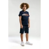 ERKEK ÇOCUK BERMUDA TAKIM - LACİVERT