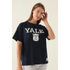 YALE KADIN TEK ÜST - LACİVERT