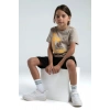 ERKEK ÇOCUK BERMUDA TAKIM - KUM