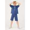 ERKEK ÇOCUK BERMUDA TAKIM - GECE MAVİSİ