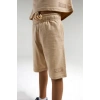 ERKEK ÇOCUK BERMUDA TAKIM - BEJ