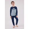 ERKEK ÇOCUK PİJAMA TAKIM - KOYU İNDİGO