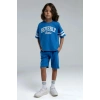 ERKEK ÇOCUK BERMUDA TAKIM - İNDİGO