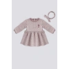 KIZ BEBEK ELBİSE - PEMBE